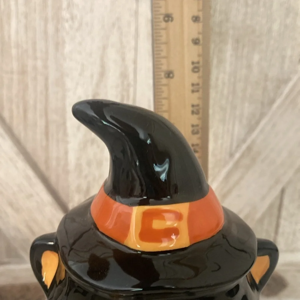Potter’s Studio Halloween Black Cat Small Canister